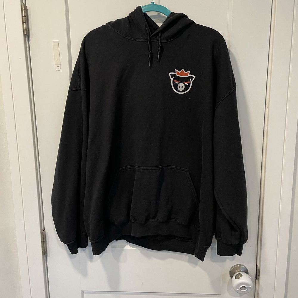 Technoblade Hoodie Black Red Back Graphic Gamer Streetwear Men’s YouTube